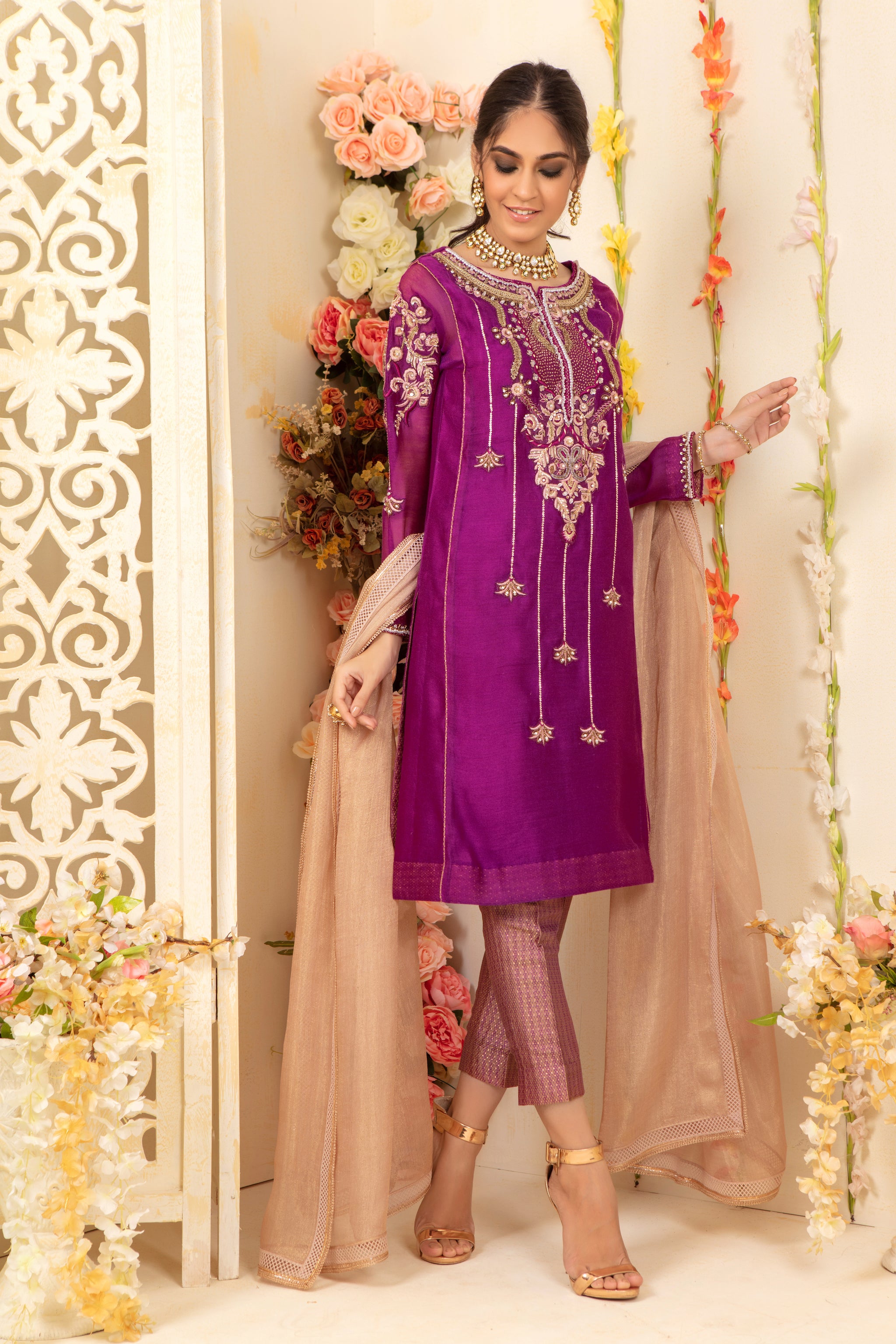 simple purple color dress pakistani Purple Dresses for Women in Pakistan